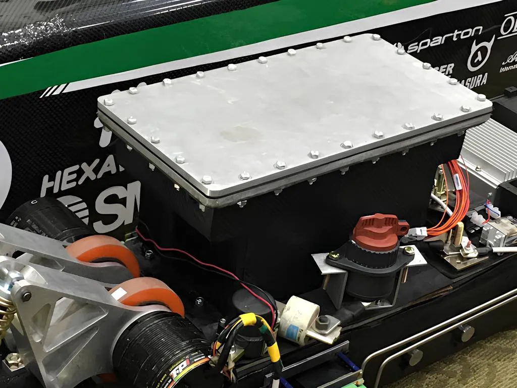 Composite battery casing integrated into the Avishkar Hyperloop pod