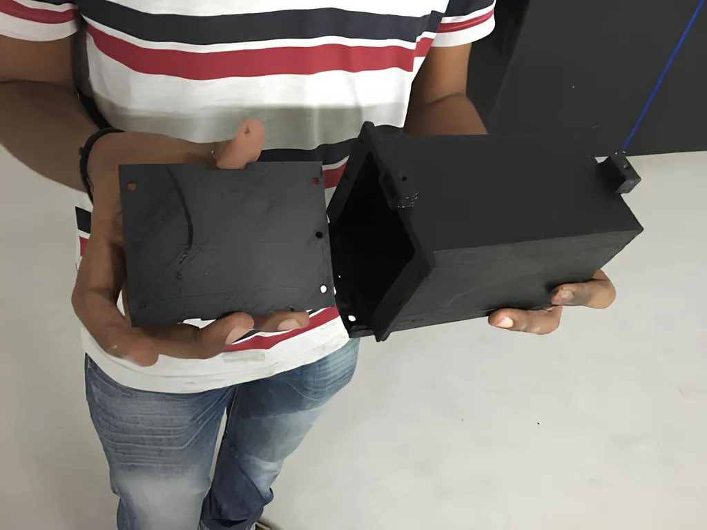 Composite battery casing fabricated by Fabheads for Avishkar Hyperloop