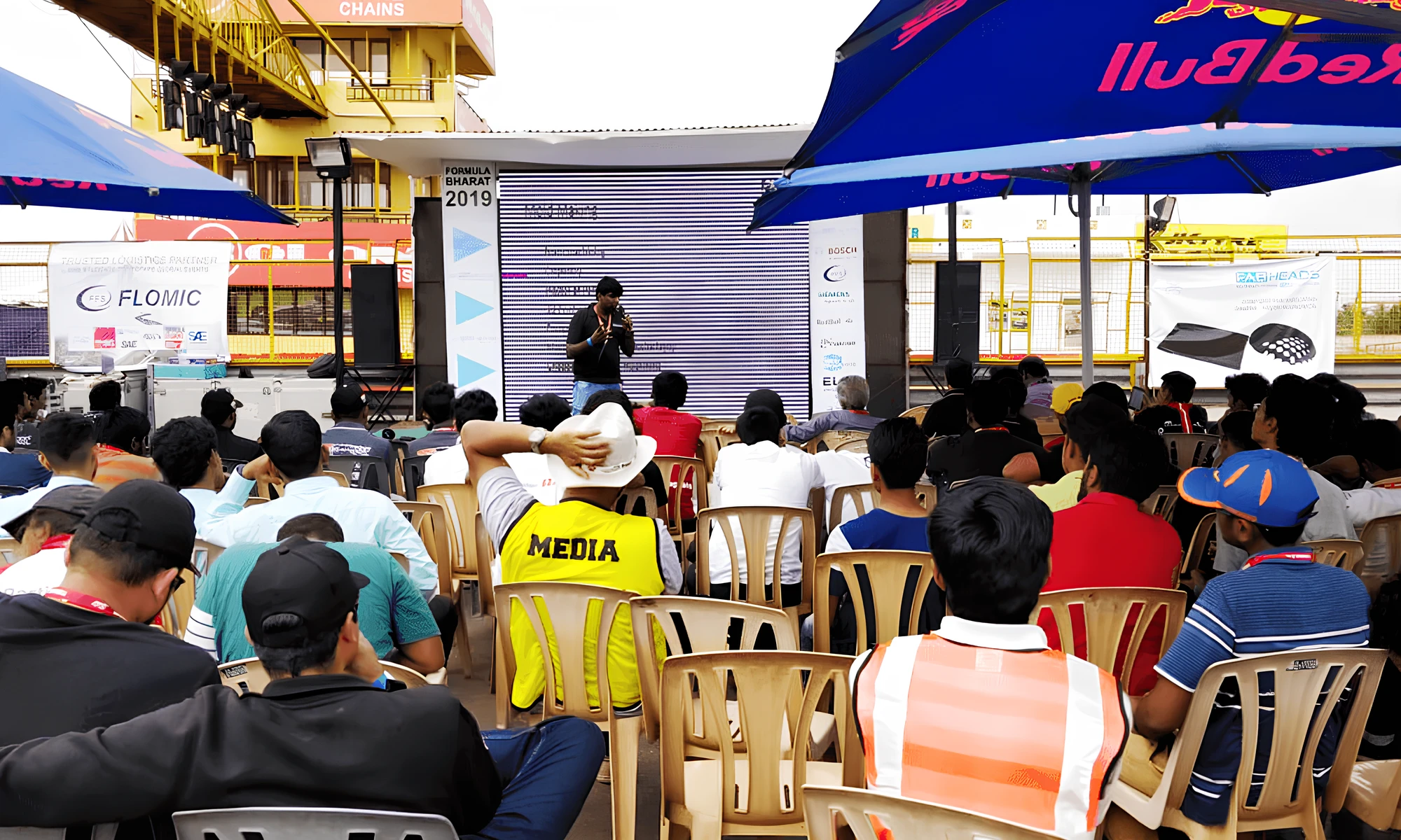 Special learning sessions for engineering students at Formula Bharat 2019