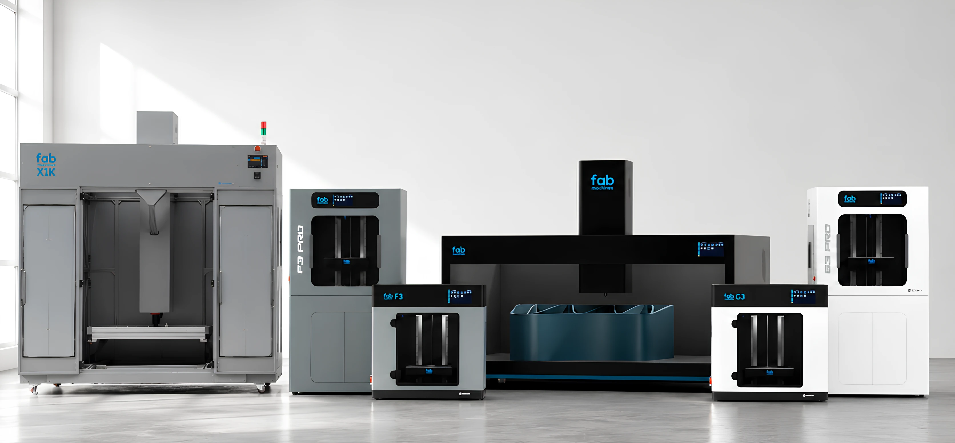 The fabmachines continuous fiber printer series