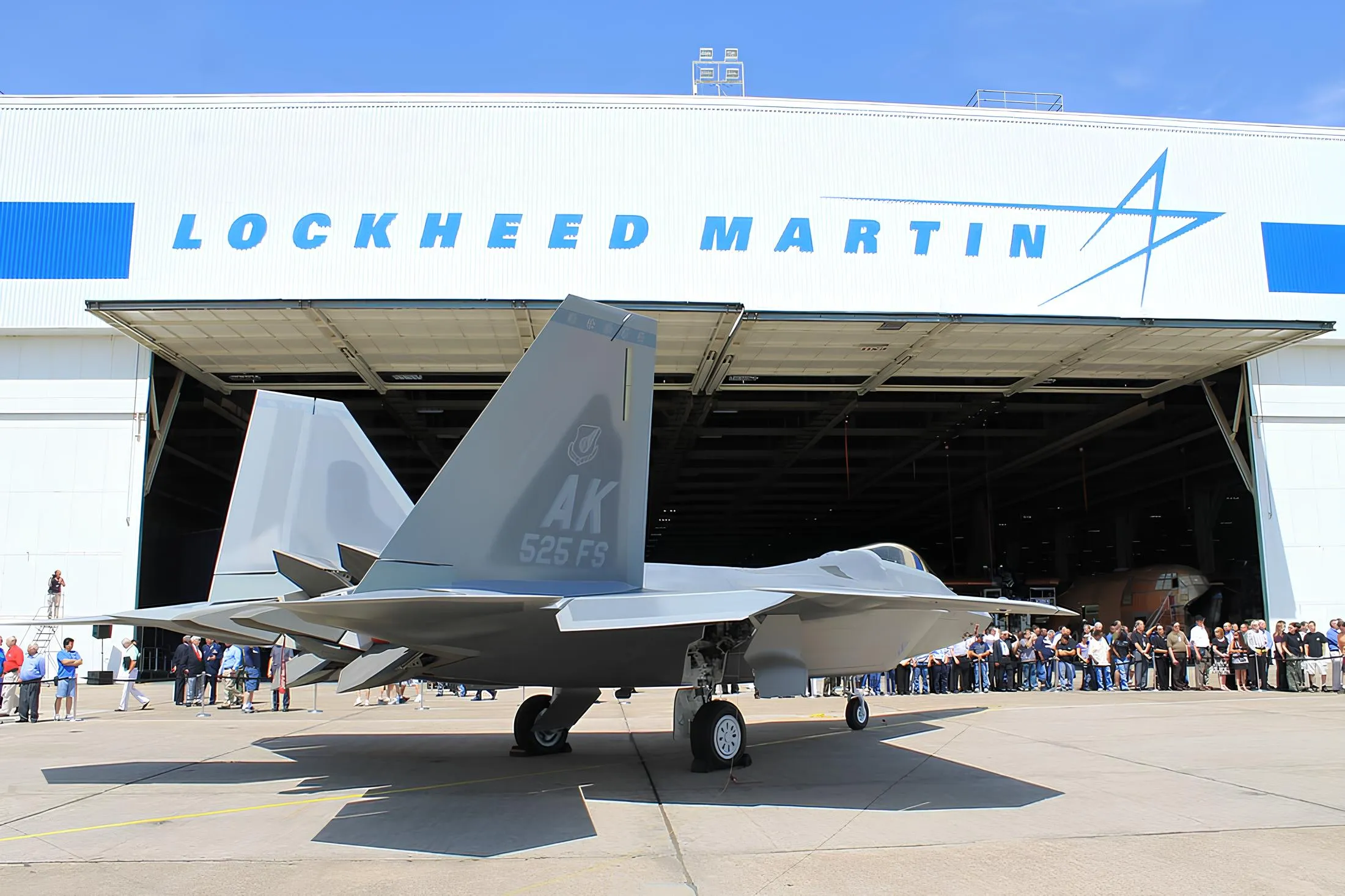 Lockheed Martin (Image courtesy: Raptor 4195 at Lockheed Martin by Charles Atkeison, licensed under CC BY 2.0)