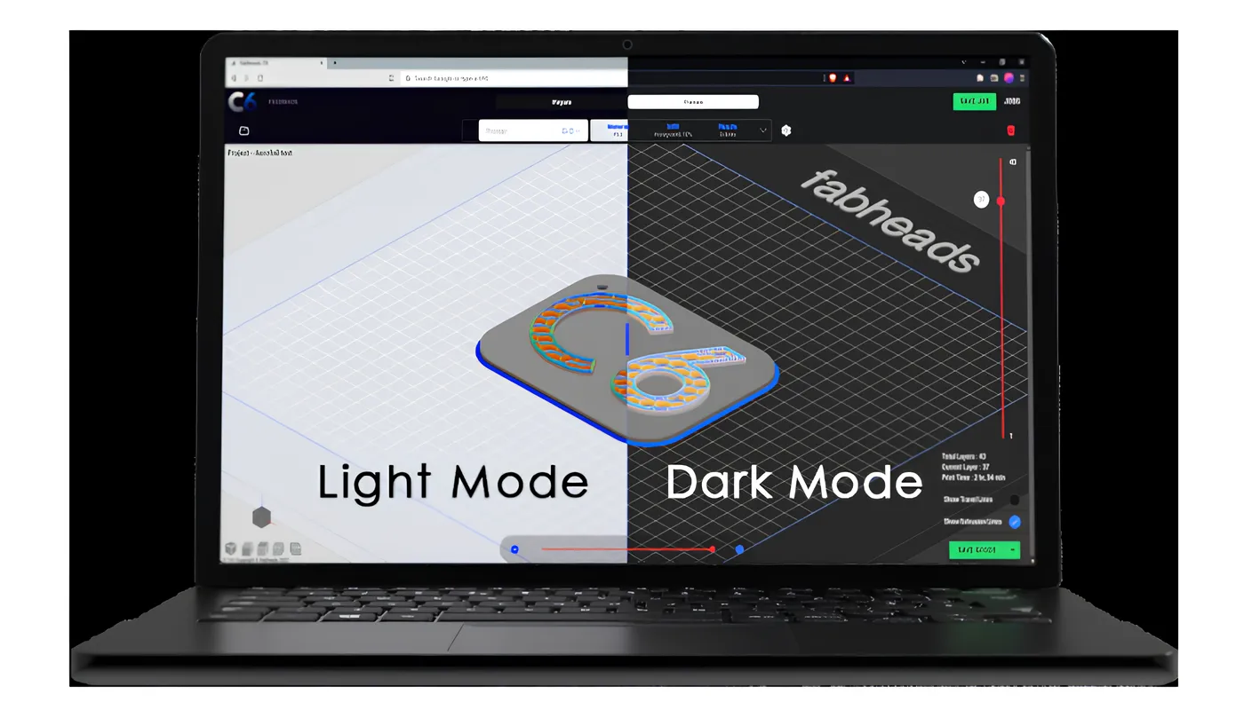 C6: light and dark mode